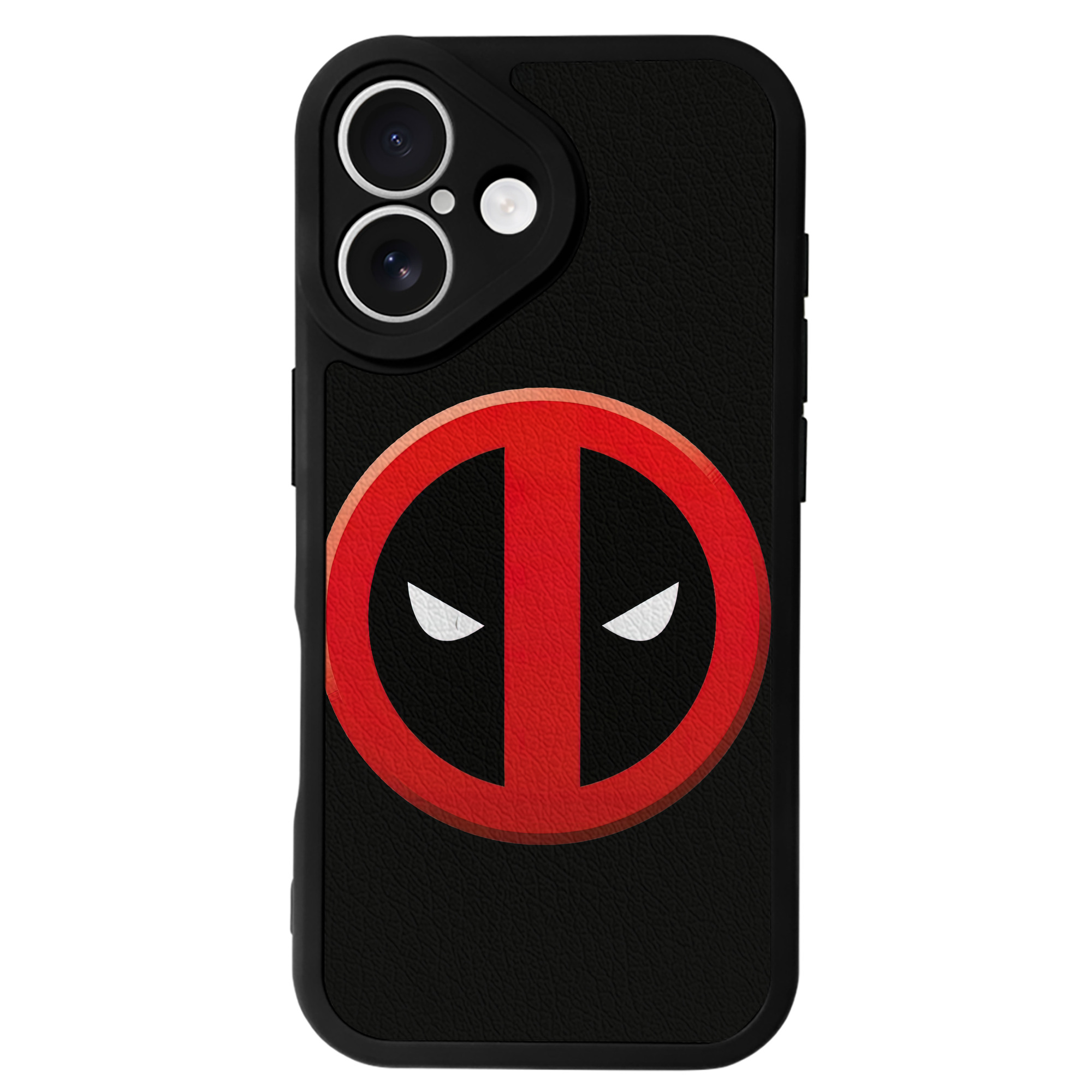（画像用） Deadpool デッドプール 【iPhone 16シリーズ対応】シリコンスマホケース（レザー調） 材質：シリコン